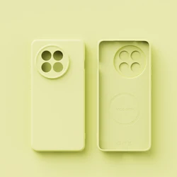 Magsafe Magnetic Soft Liquid Silicone Matte Phone Case - Slim, Skin - friendly Protector Cover for OnePlus Ace 6 (Cream Yellow)