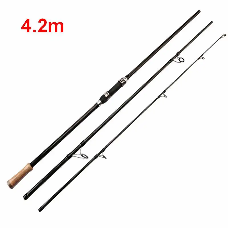 

ZZ335 2023 New Design 4.2m 545g 35# MN Ring Carbonfiber SurfCasting Surf Casting Rod Tip Dia. 3mm Bait 100-250g