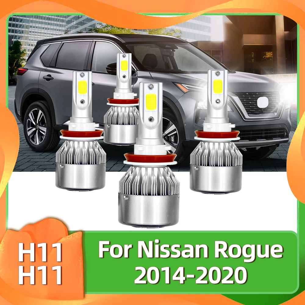 

LSlight 8000Lm Beam Автомобильные светодиодные фары автомобильные фары 12В для Nissan Rogue 2014 2015 2016 2017 2018 2019 2020 фары с возможностью повреждения