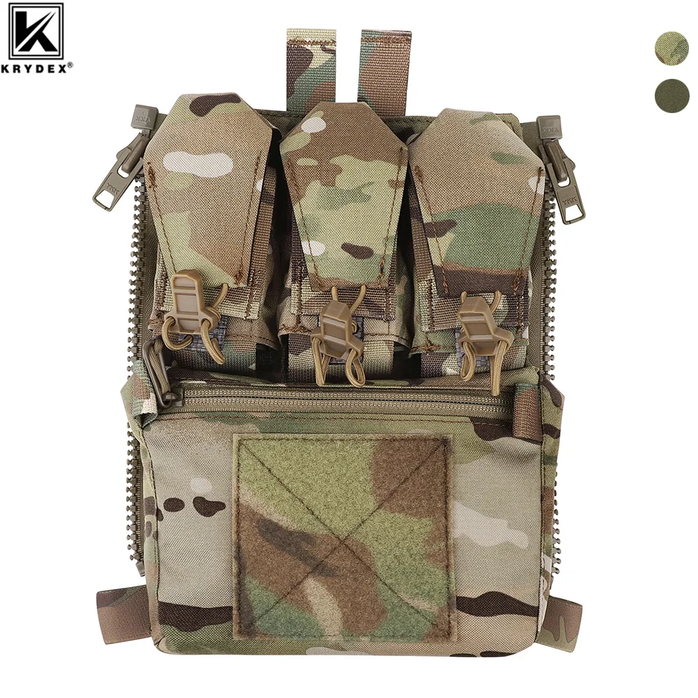 Krydex Tactical Vest Fcpc V5 Zip-On Panel Zaino Banger Bag Per Militare Airsoft Combat Plater Carrier Accessori