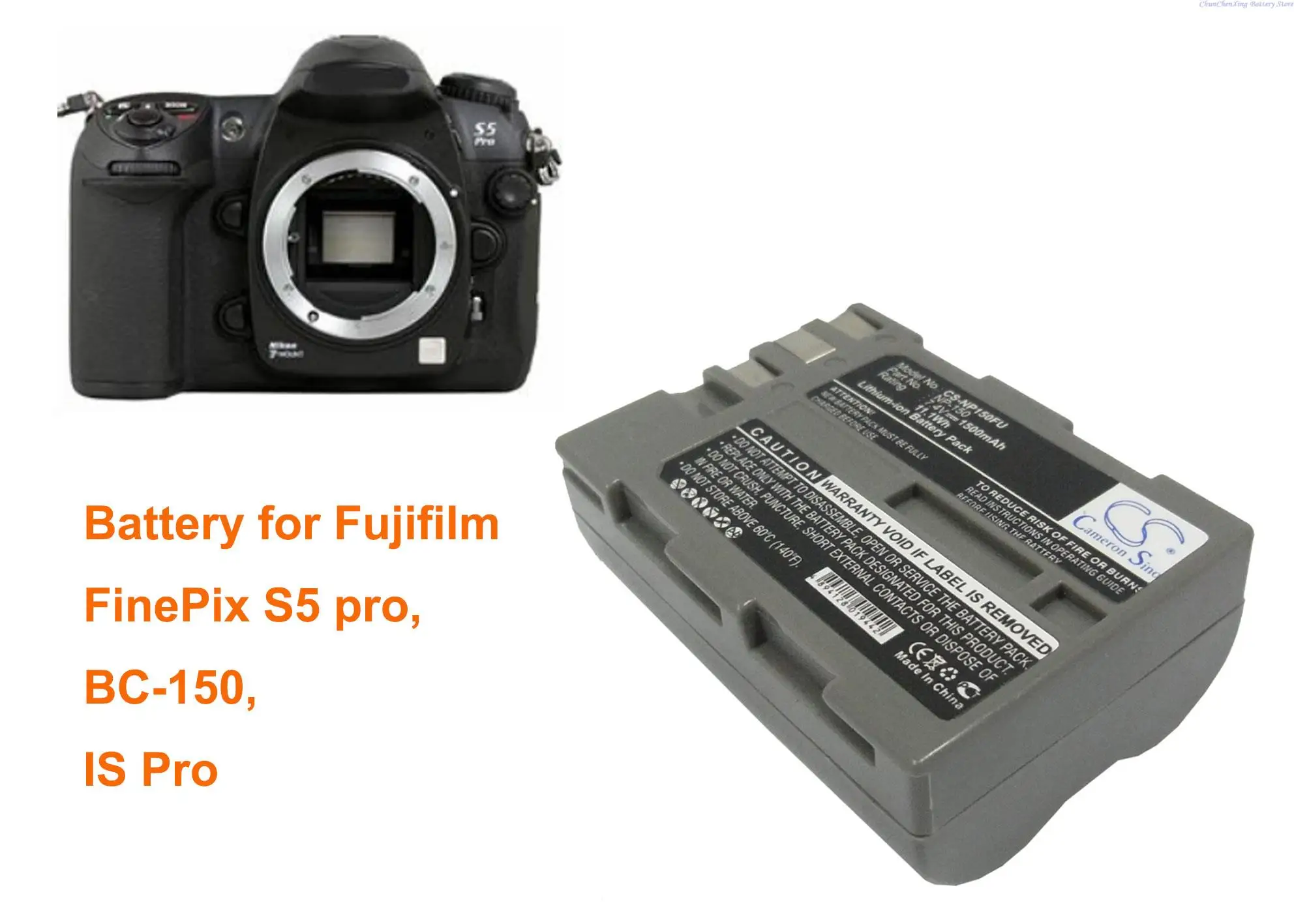 Batteria 1500Mah Np-150, Bc-150 Per Fujifilm Bc-150, Finepix S5 Pro, Is Pro