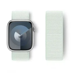 Premium Nylon Watch Band Bracelet - Durable Strap for 49mm 44mm 45mm 46mm (Soft Mint)