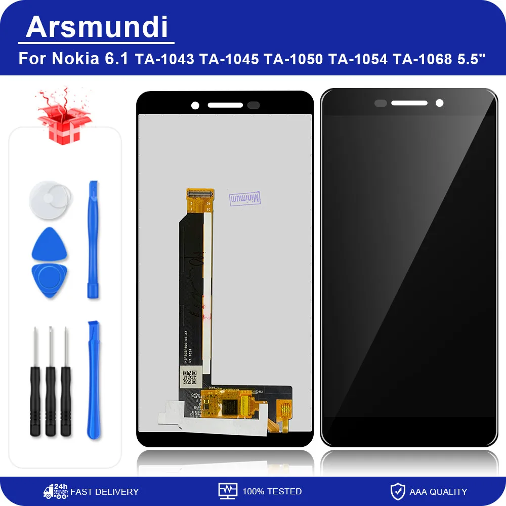 LCD da 5.8 pollici per Nokia X6 2018 Ta-1099 per Nokia Digalizzatore