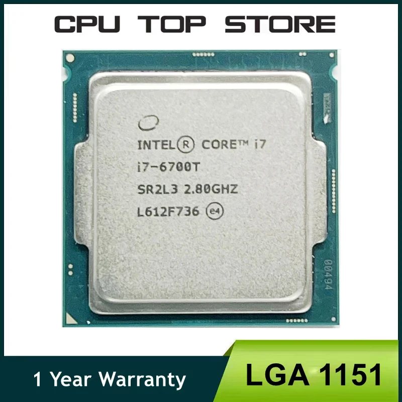 Intel Core i7 6700T 2.8GHz クアッドコア 8 スレッド CPU プロセッサー 35W LGA 1151