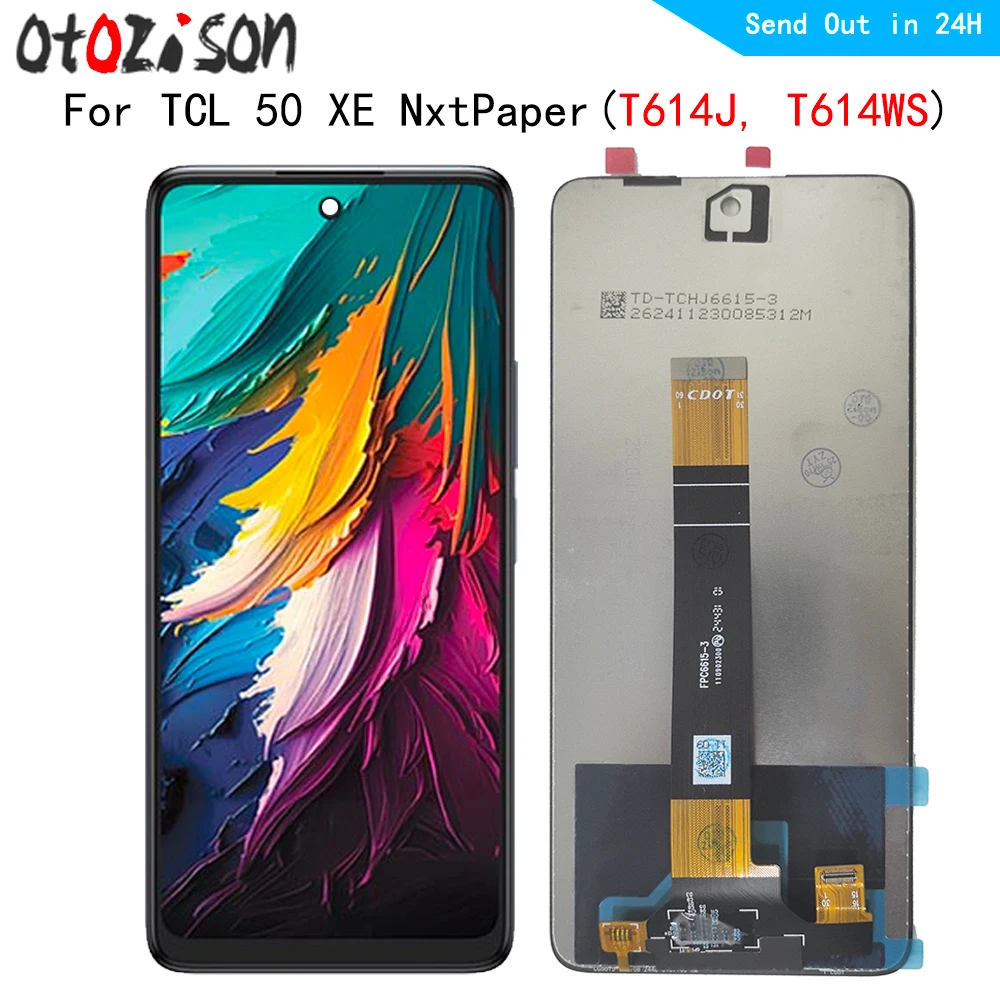 ForTCL50XENxtPaperLCDDisplayScreenForTCL50XENxtPaperT614JT614WSTouchPanelScreenDigitizerWithFrameAssembly-AliExpress