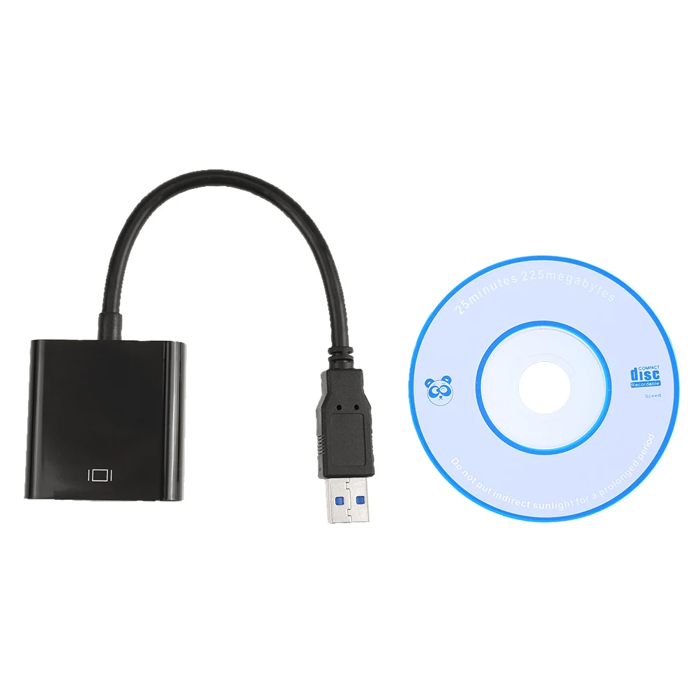 Ƽ ÷ ׷ ī  VGA  ̺, 1080P USB to VGA 