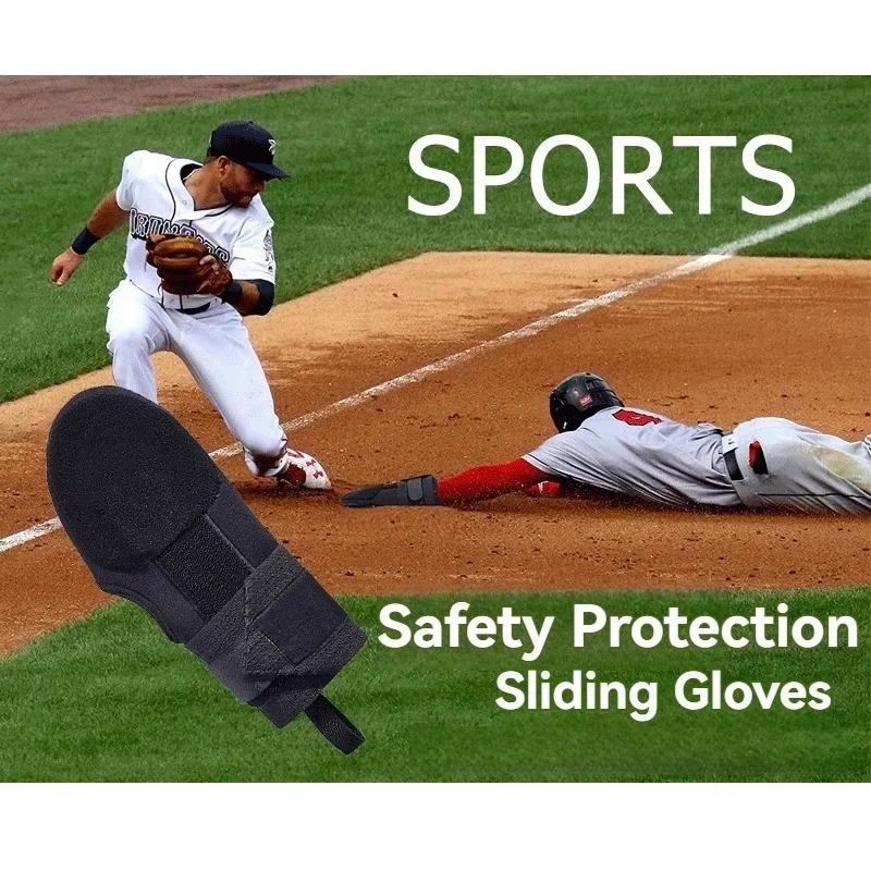 Softball Sliding Glove Adjustable Fastener Tape Baseball Protective Glove Wrist Protector Sport Supplies Softball Accessories