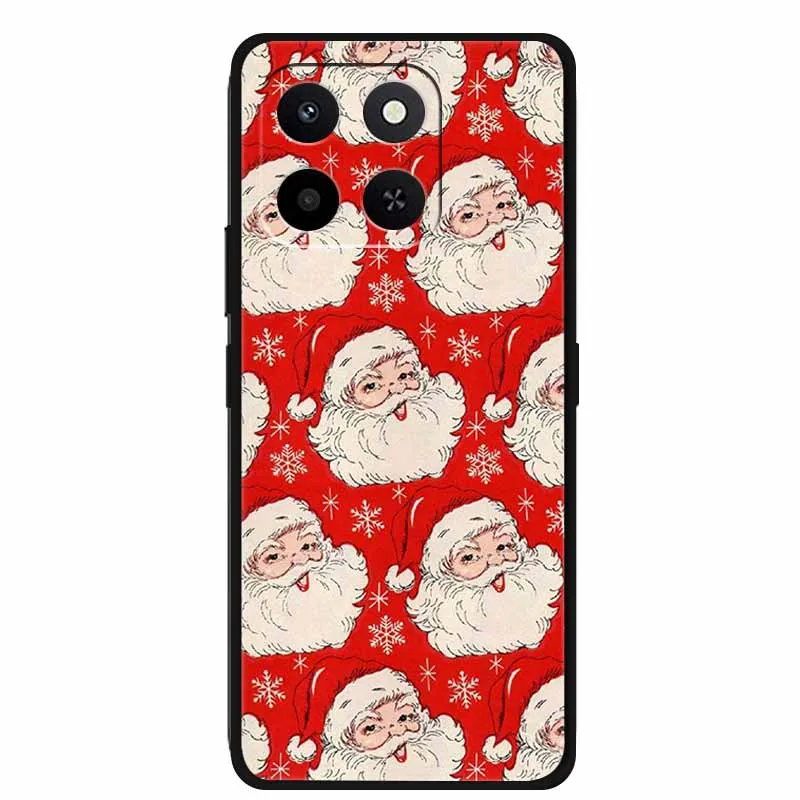 Festive Soft TPU Silicone Christmas Phone Case – Lovely Design