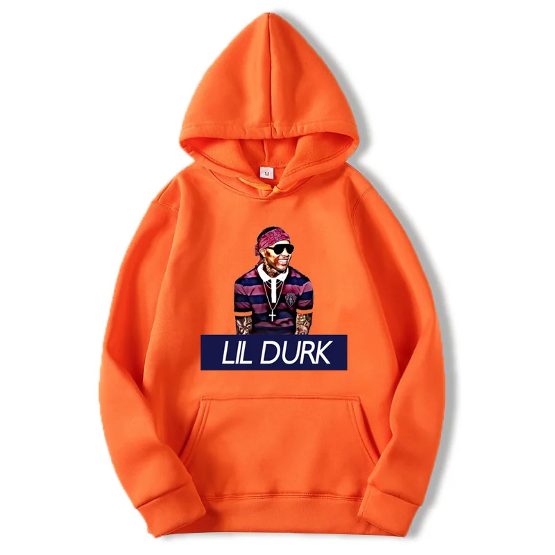 Cheap Hip Hop Tracksuit Unisex Lil Durk Fashion Hoodies Harajuku