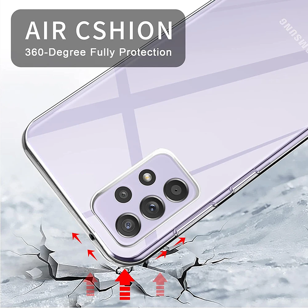 Crystal Clear Protective Phone Case - Slim Transparent Back Cover