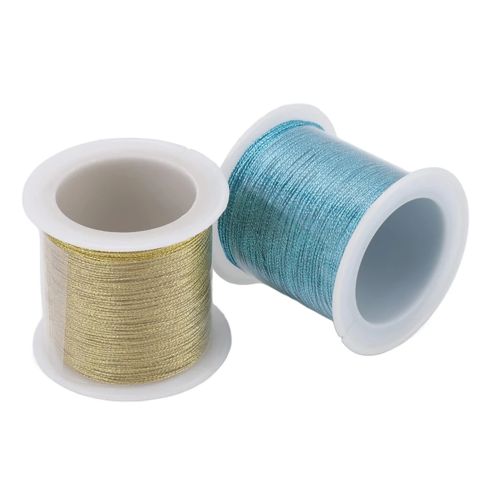 Premium 0.4mm Nylon Satin Cord - 50m for Jewelry Making, Beading, and Knot Crafting