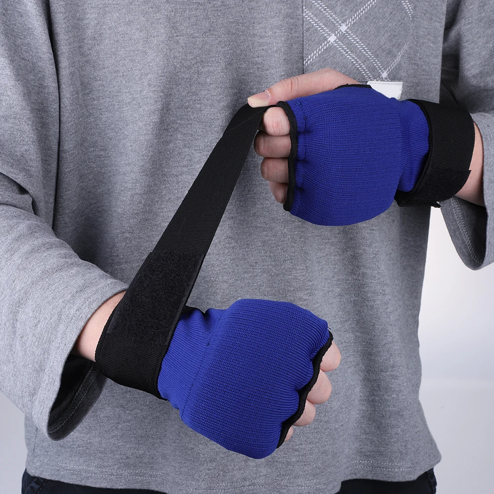 Boxing Hand Wrap Inner Gloves Half Finger Gel Boxing Glove for Muay Thai MMA Kickboxing Martial Arts Punching Training Accessori
