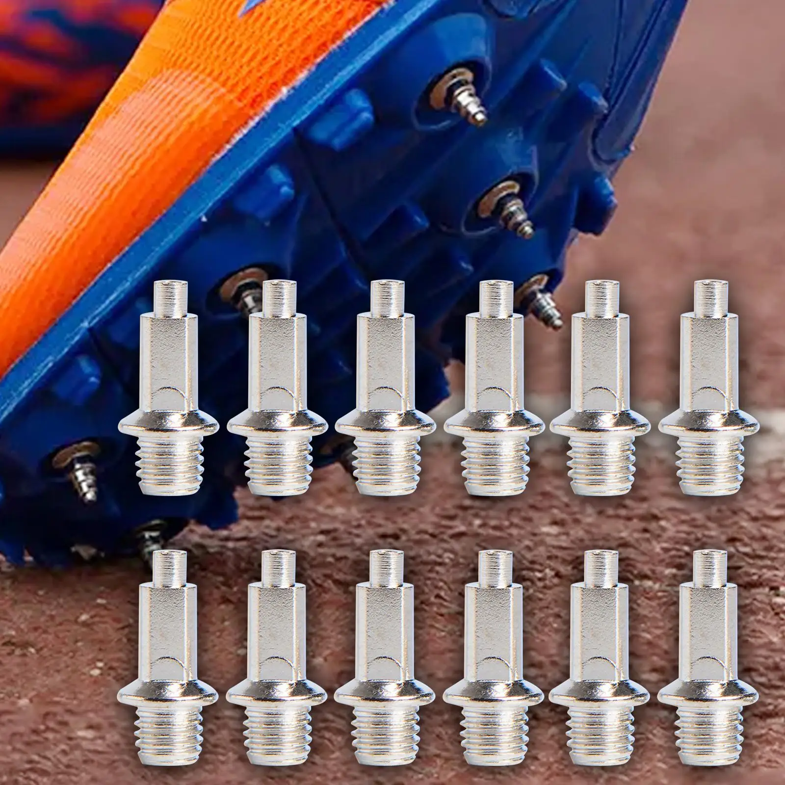 

12Pcs Steel Spikes for Shoes for Men Women Metal High Jump Spikes for Competition Outdoor Standing Long Jump Practice Training