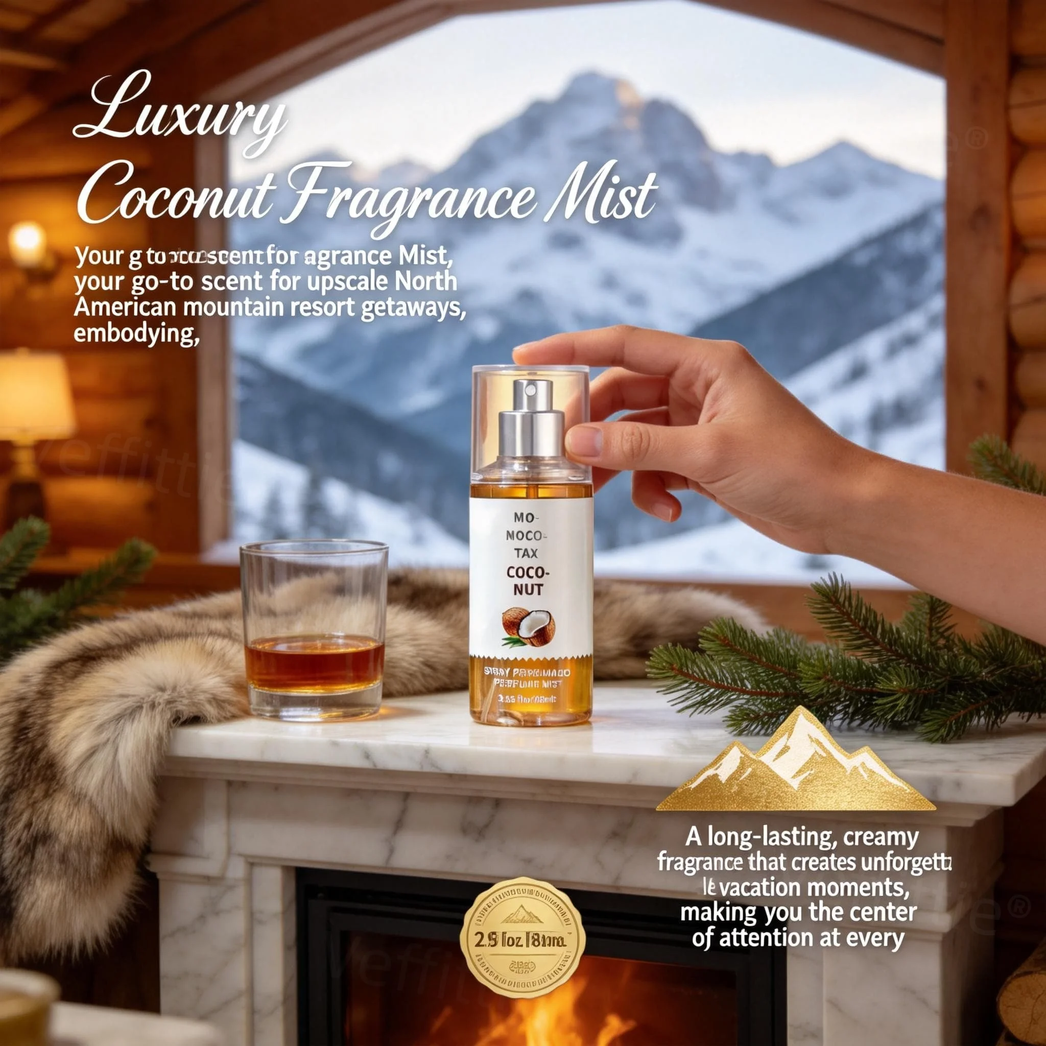 Winter Warm Caramel Coconut Mist Perfume Set Long Lasting Aroma_voghion.com