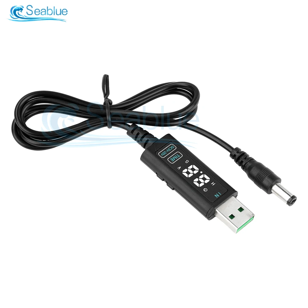 Tip C USB Boost Dönüştürücü DC 5-10V ila 5-20V USB Yükseltici Dönüştürücü Kablosu 5.5*2.5MM Bağlayıcı Güç Kaynağı/Şarj Cihazı/Yönlendirici için