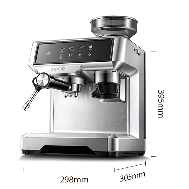 Commercial 15 Bar Grind And Brew 2in1 Coffee Machine Electric