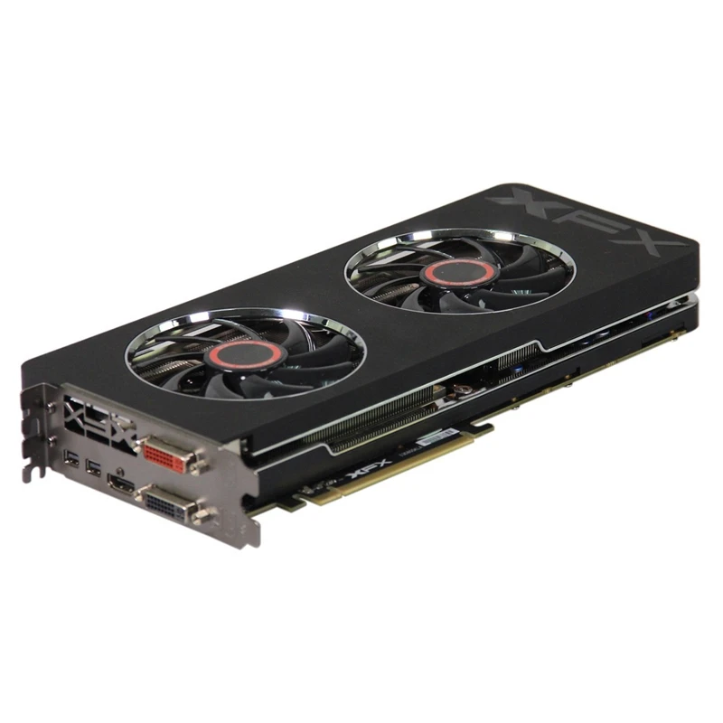 gpu pc Used R9 280X 3GB XFX  Graphics Cards AMD Radeon R9 280A 3GB Video Screen Cards GPU Desktop Computer Map Videocard PCI-E X16 HDMI good pc graphics card