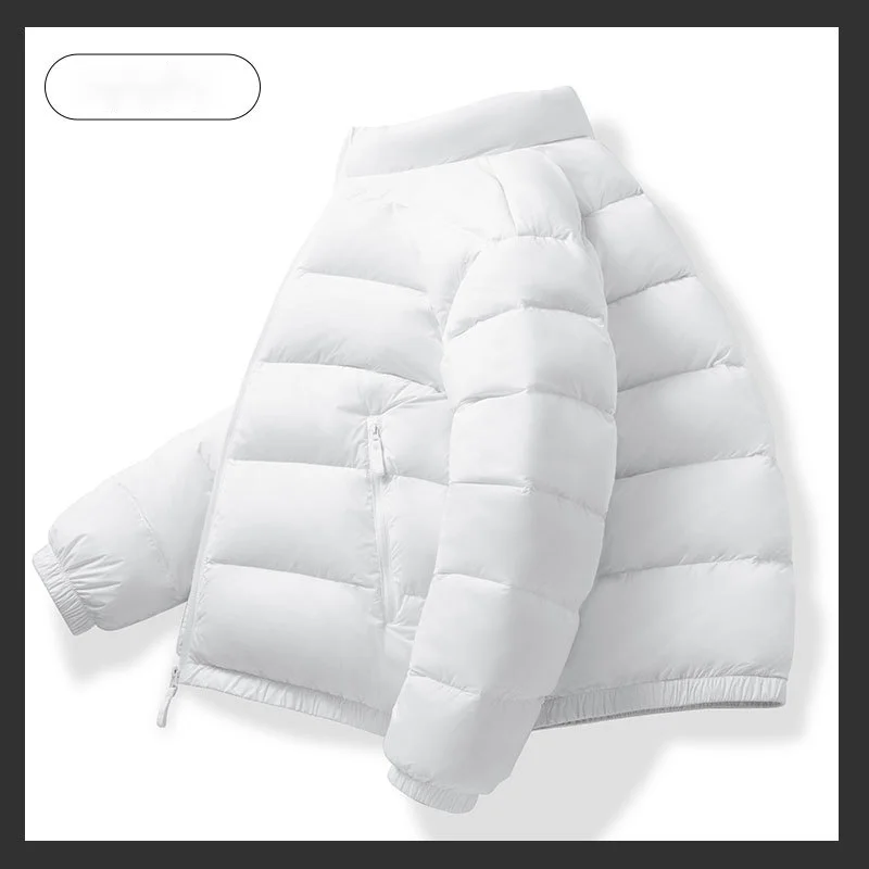 Men's And Women's Duck Down Jacket Winter Warm Loose Bubble Coat_voghion.com