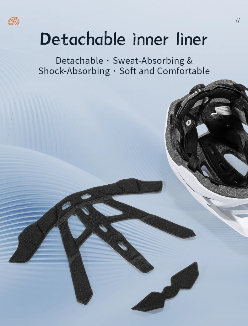 BATFOX Kinder-Fahrradhelm, Größe 51–54 cm, ultraleichte Off-Road-MTB-Fahrradhelme, Kinder, Jugend, Outdoor-Sport, Laufrad-Ausrüstung – Detail 10
