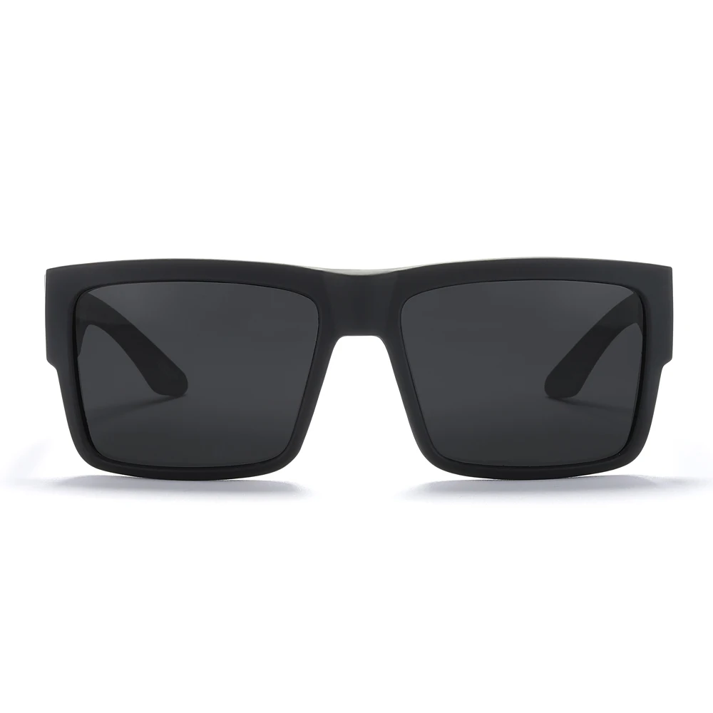 Unisex Square Polarized Sunglasses Men Wide Sun Glasses Temples Origin Sunglass For Couple KDEAM Brand