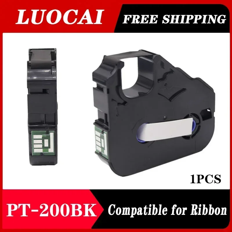 1Pk Pt-200Bk Mk-Rs100B 3604 B001 Stampante Id Cavo M-11C, M-1Std, M-1Pro,Mk1000, Mk2000, Mk1500, Nastro Per Macchina Da Scrivere A Inchiostro Mk2500