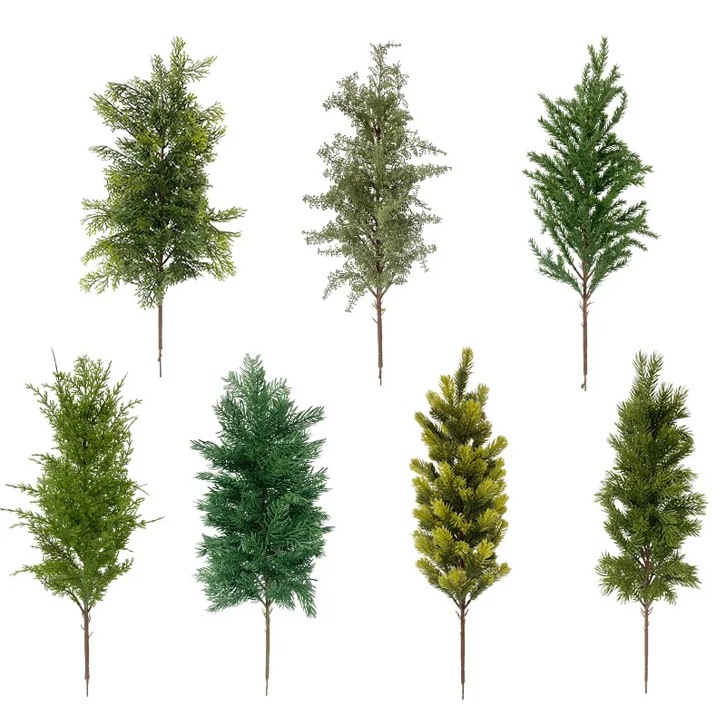 

Artificial Pine Cypress Tree Indoor Green Plants Decoration Wedding Garden Venue Setting Fake Plants Room Decor Aesthetic