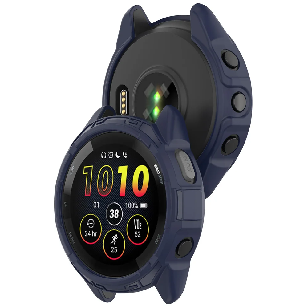 Garmin Forerunner TPU Soft Watch Cover - Hollow Design Protective Case Replacement Accessory
