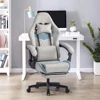 Gaming Chair for Adult, Computer Chair with Adjustable Lumbar Support Headrest and Footrest Large Size Reclining Gaming Chairs 6