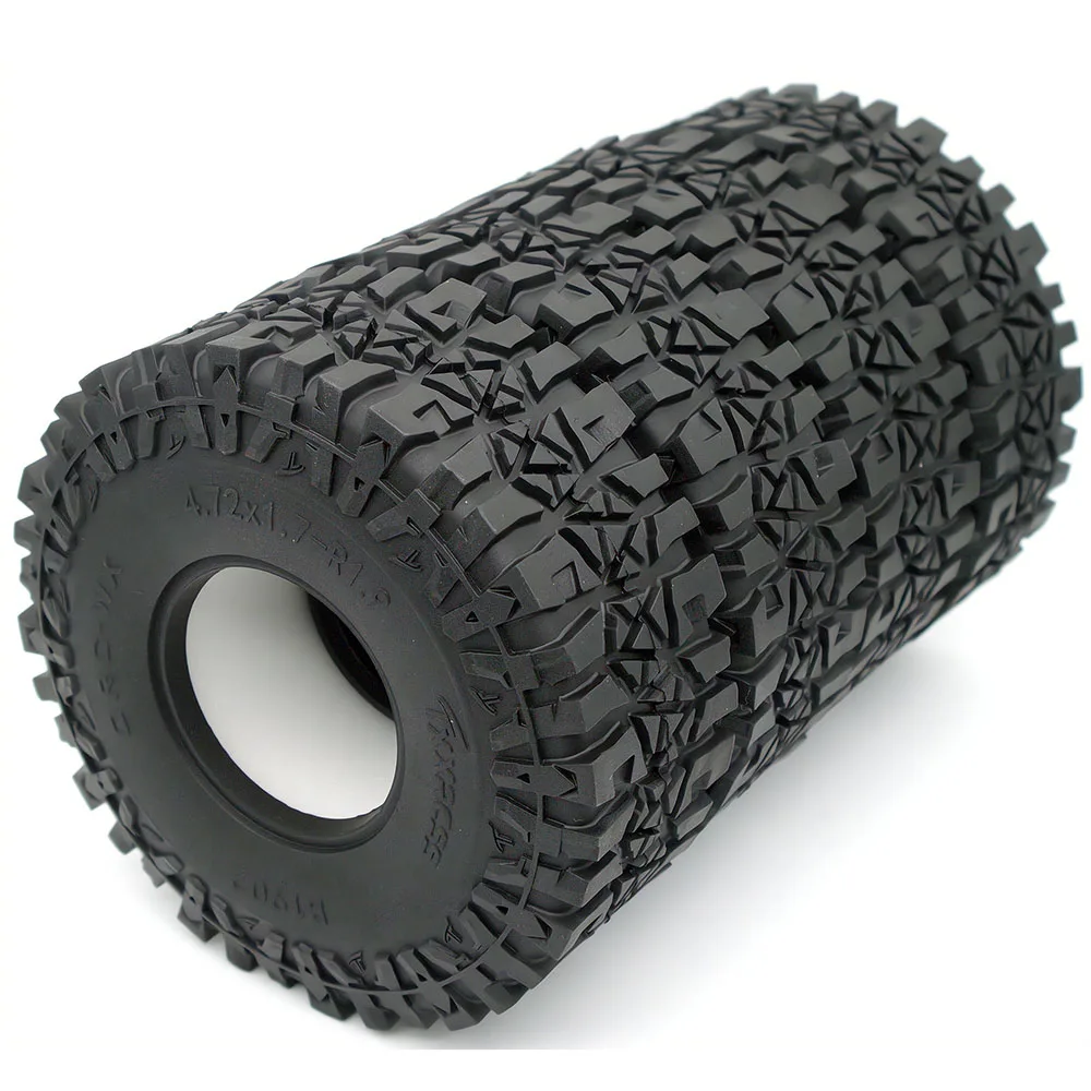 Pneus Crawler 1.9 120mm pour TRX4, Axial, Redcat - Lot de 4
