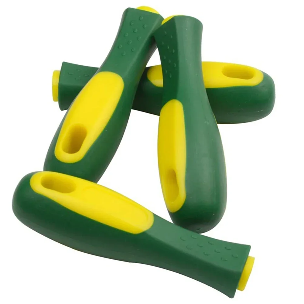 File Handle Replacement 4 Pcs Rubber Files Handles 4-1/3 Inch Length Round Rectangular Hole