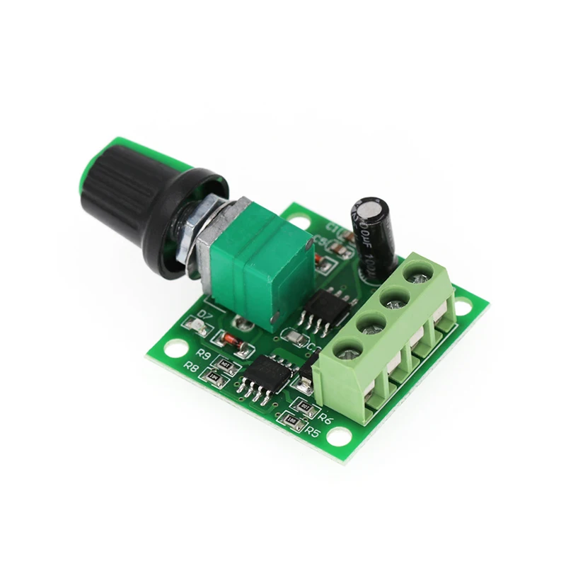 

1pc Mini 5A 90W PWM 12V DC Motor Speed Controller Module DC-DC 4.5V-35V Adjustable Speed Regulator Control Governor Switch 24V