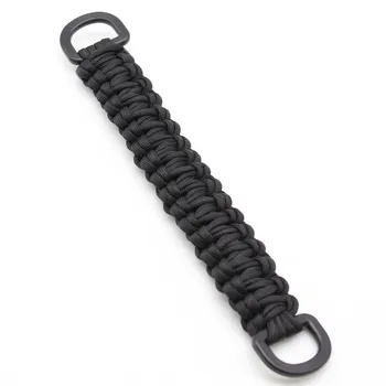 Accessorio per maniglia per borsa intrecciata in corda per custodie e zaini da esterno, corda da trasporto anti-soffocamento, paracord staccabile a 7 nuclei