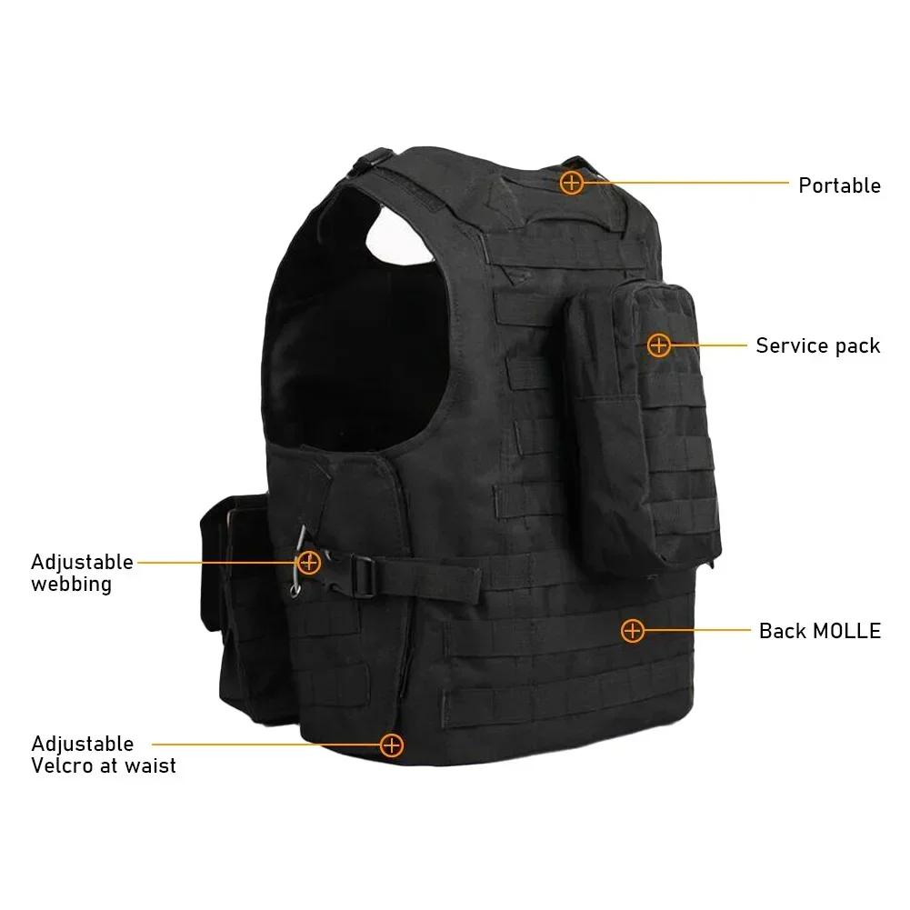 Tactical Military Kids Vest Chasse Paintball Equipement Airsoft Gun Combat Corps Armure Extérieure Soft Attack CS Uniforms Vest