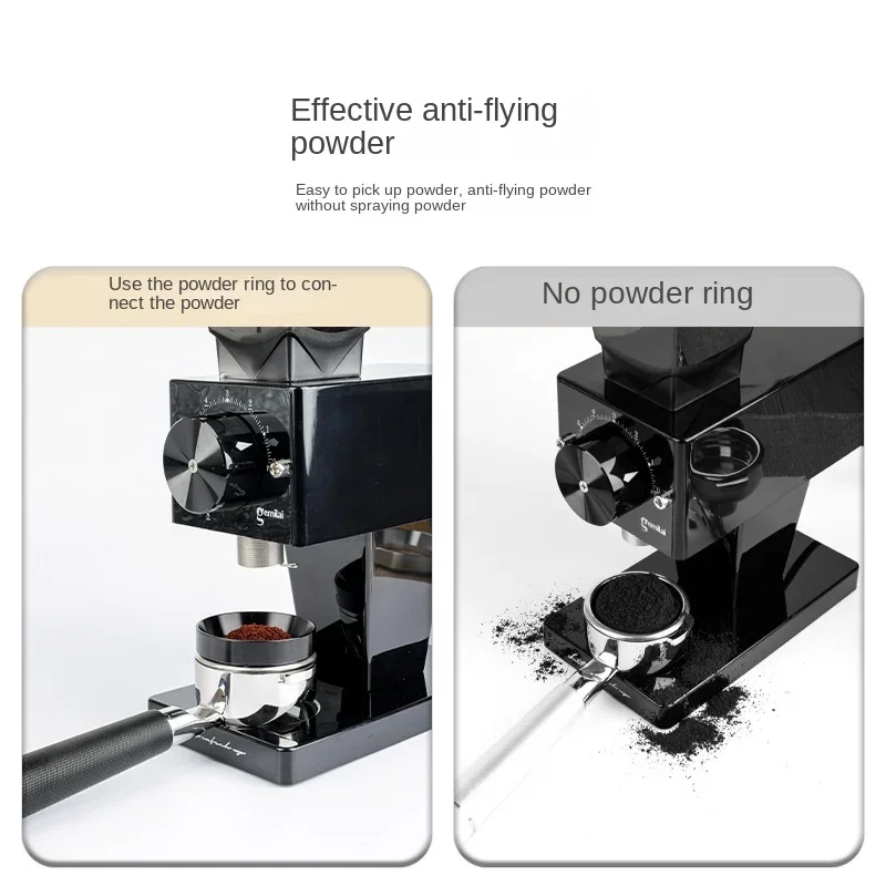 Coffee Dosing Ring 51MM 53MM 58MM for Delonghi Breville Portafilter Espresso Accessories Barista Funnel Tool Coffeeware