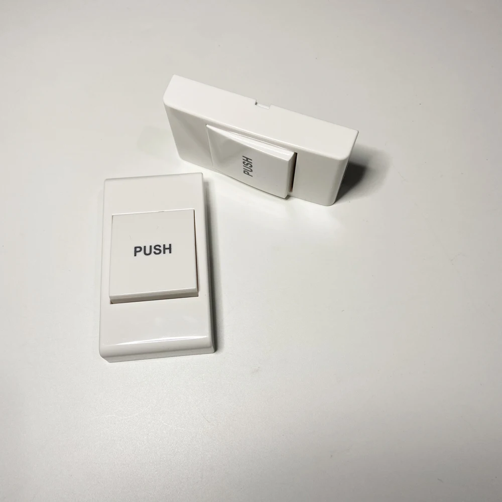 10Pcs Small Plastic Switch Wire Door Release or Emergency Push To Open Door Button NO/NC Dry Contact Signal