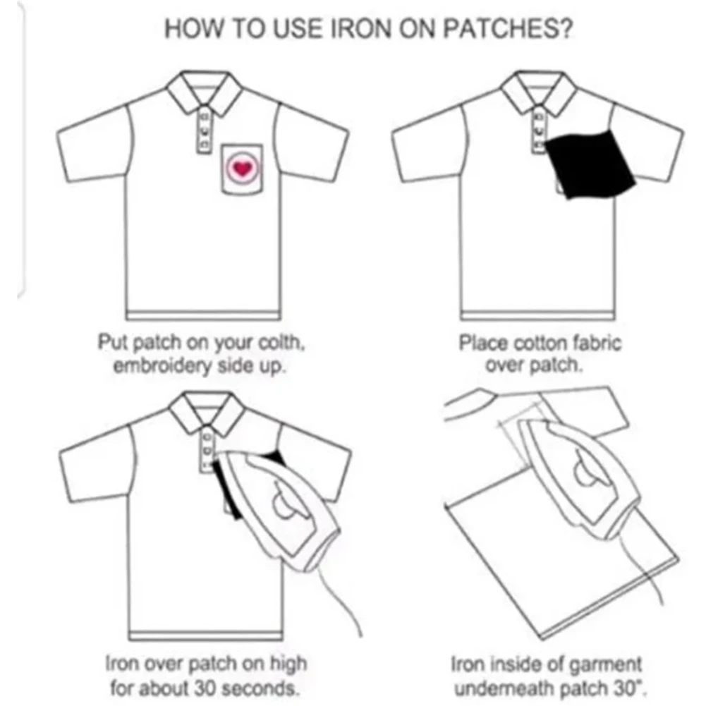 Embroidered Football Patches Iron on Baseball Patches Wear-Resistant Sport Balls Appliques Soccer Emblem for Jeans Clothes Badge