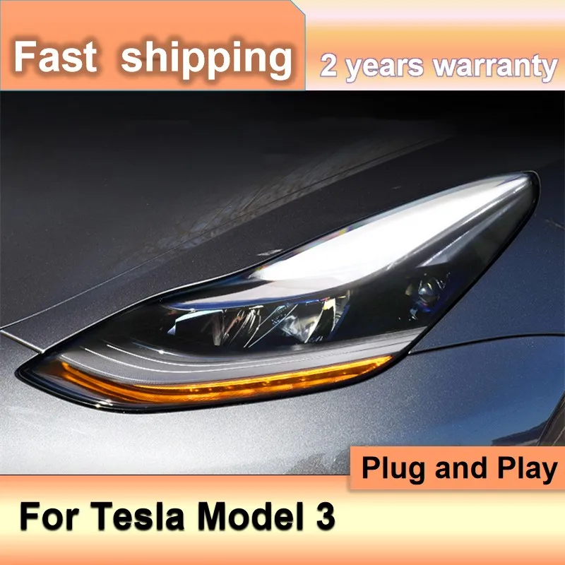 Instaplijsten Protector Met Led Licht Voor Tesla Model Y 2023-2018 Model 3  Voor/Achter Magnetisch Gecontroleerd verlichte Dorpels - AliExpress