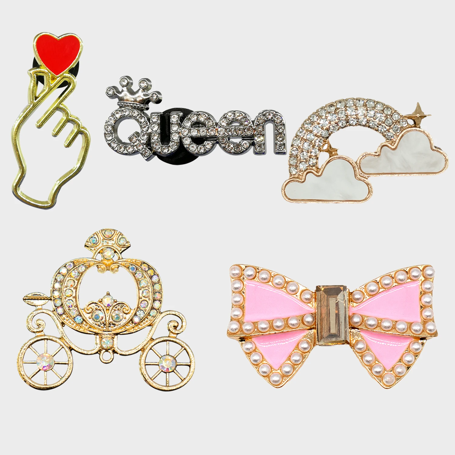 1/5 Stück Luxus Schmetterling Schuh Charms Biene Fuchs Schuh Zubehör für Frauen Mädchen Weihnachten Halloween Pin Sandalen Dekoration Clog – Detail 5