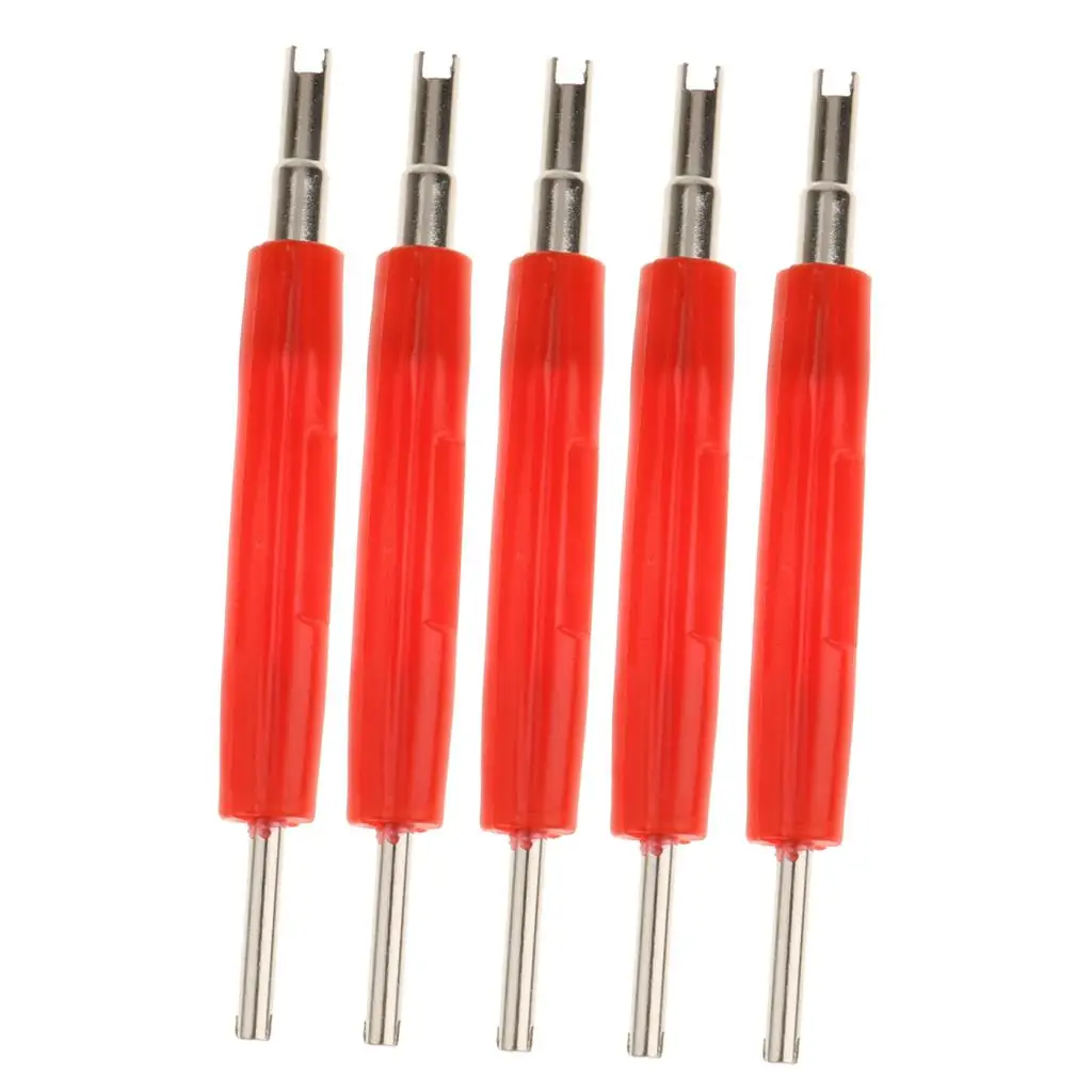 

5 pcs 2 way car motorcycle tire core remover tool for insertion