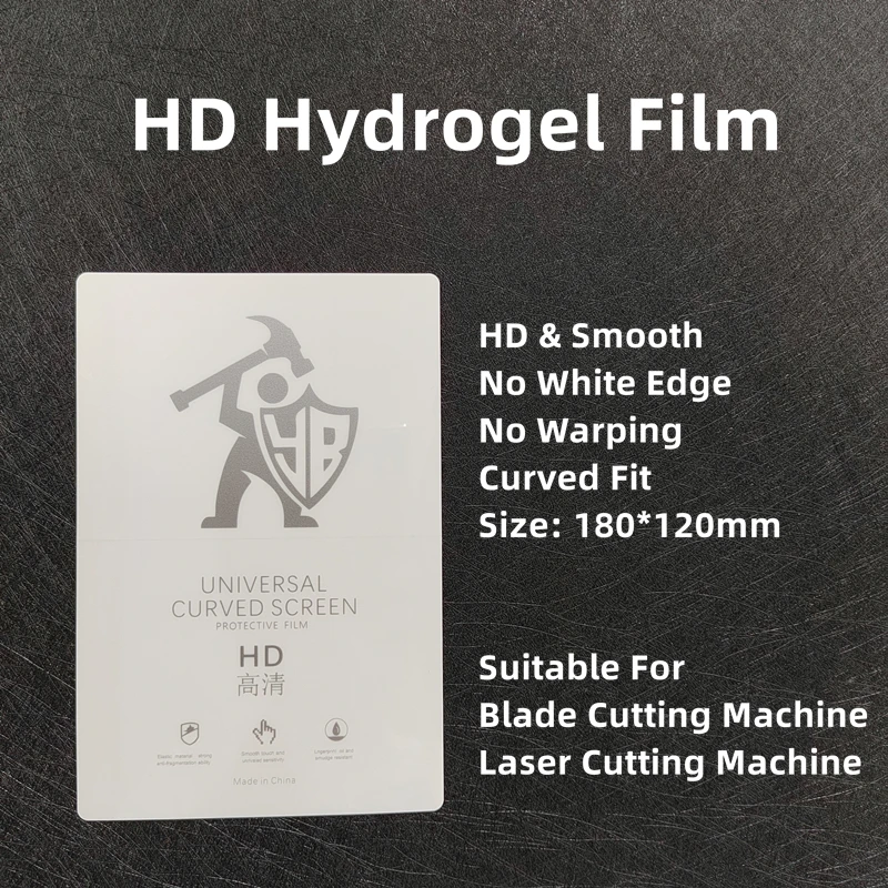 50pcs TPU Anti Blueray Protection Flexible Hydrogel Film For Mobile Phone HD Eye Care Screen Protective Cutting Machine