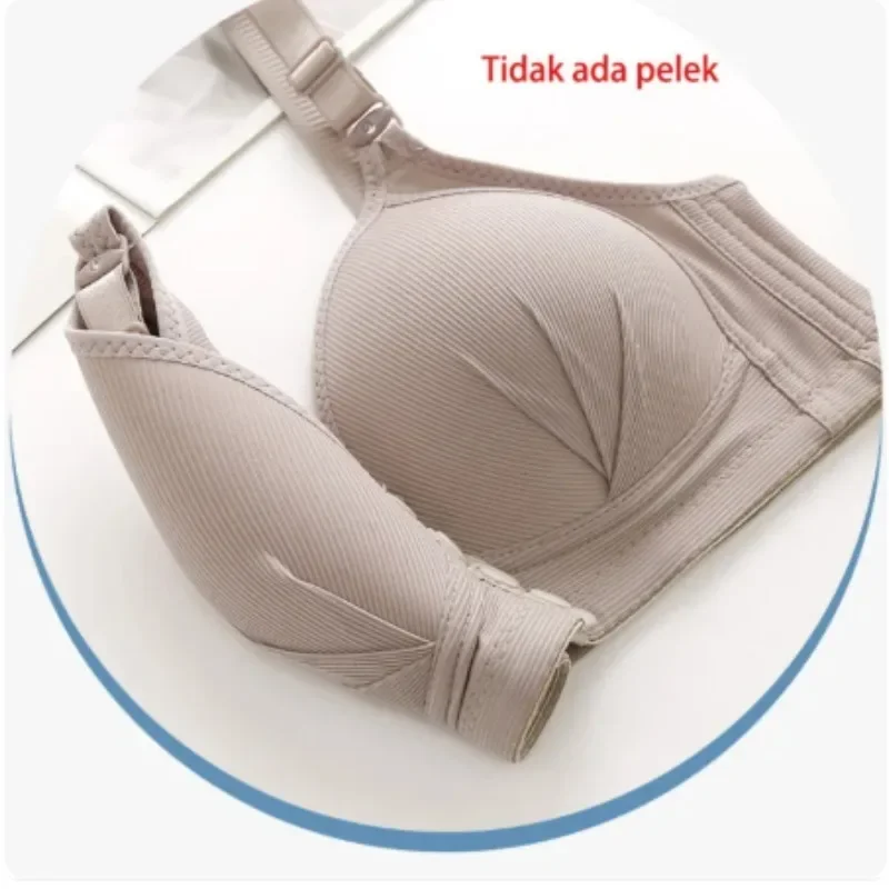 Push Up Bra - Large Size Front Buckle Wire Free Adjustable Strap Bra | Breathable Comfortable Women's Underwear