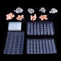 Sand Table Building Mini Bricks Blue Brick Red Brick Powder Mold Small Mason Diy Mold  Miniature  Brick  Toys 1