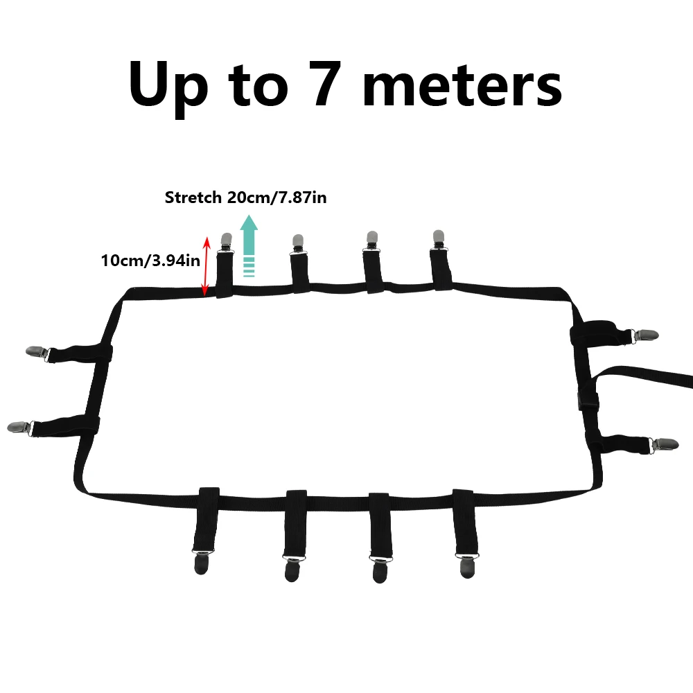 New Style Bed Sheet Holders Adjustable Elastic Mattress Cover Corner Holder Clip Bed Grippers Suspender Fasteners Straps 4
