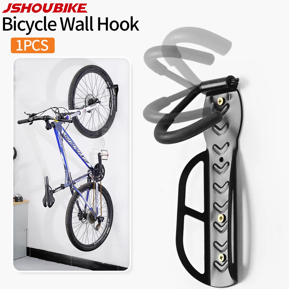 Suporte Roda Traseira MUQZI Bicicleta - Montagem Rack Transporte Vermelho