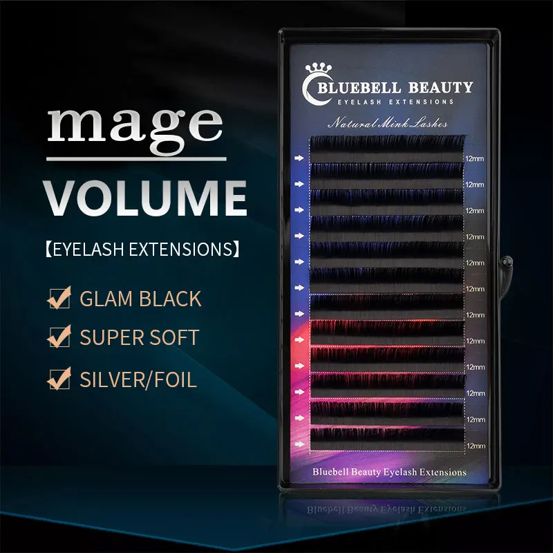 

Bluebell Beauty Individual Volume Eyelash Extensions False Eyelashes Artificial Lashes For Makeup Handmade Natural Classic Lash