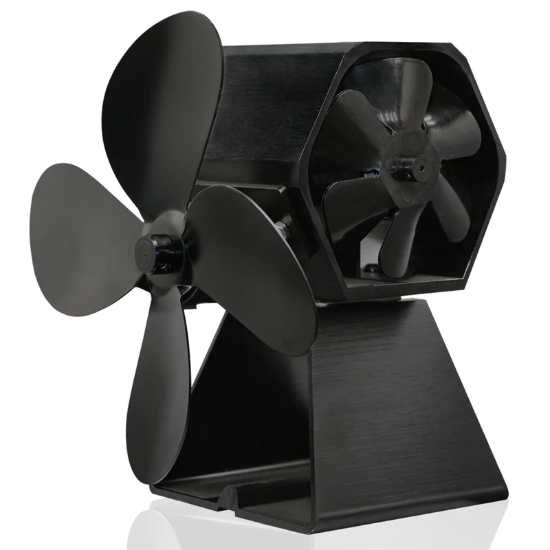 

Wood Stove Fan,Heat Powered Stove Fan,Wood Burning Stove Fan,Fireplace Fan For Gas/Pellet/Wood Log Burner Fireplace