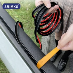 2m Car Door Window Seal Strip V Shape Weatherstrip Car Window Lift Sealing Trim Strips Auto Stickers Noise Insulation Window