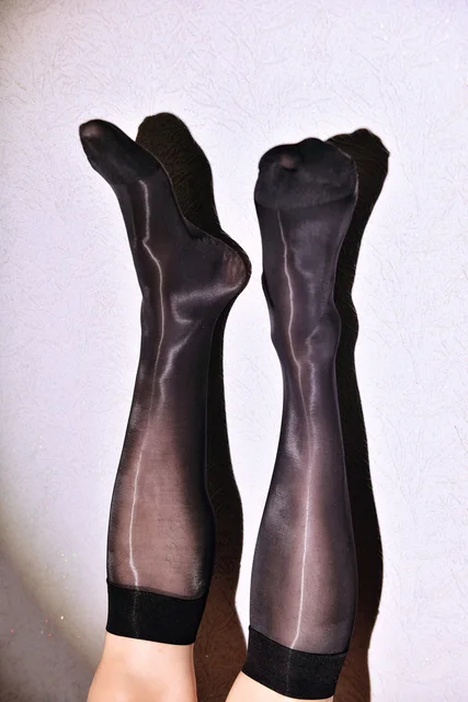 Riismen Donna Scintillanti Collant Ad Olio Con Giarrettiera - Foto 9