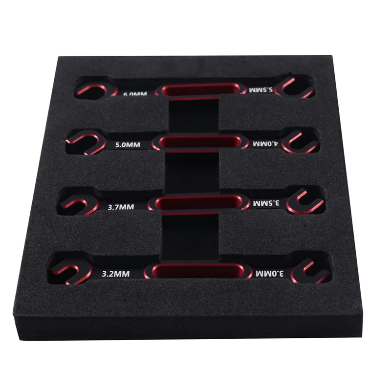 더블 엔드 범용 스패너 턴버클 렌치, RC카 Traxxas Axial SCX10,1, 3-3.2 3.5-3.7 4-5 5.5-6mm, 4 개