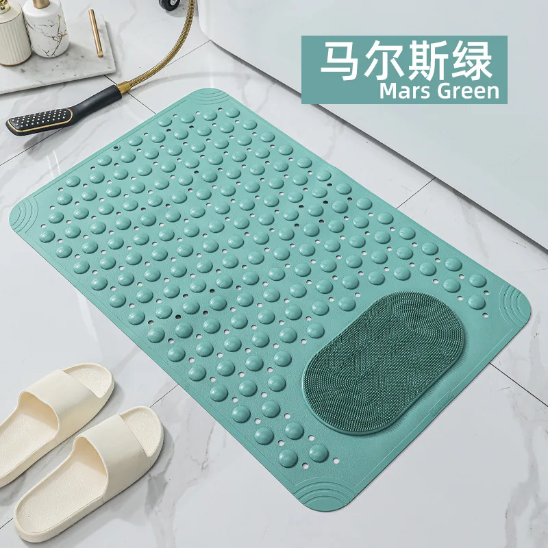 Bath Mat Cloud Massage Leak Hole Suction Cup Bubble Design Non-slip Fall  Prevention Anti-skid Bathroom Tub Shower Foot Mat - AliExpress